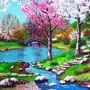 Рисунок на тему весна красками