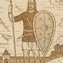 Древнерусский воин рисунок
