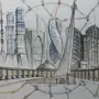 Нарисовать город будущего