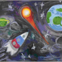 Рисунок на тему космос в детский сад