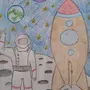 Рисунок на тему космос 8 класс