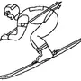 Лыжный Спорт Рисунок