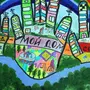 Город рисунок для детей