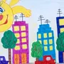 Город рисунок для детей