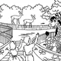 Вход в зоопарк рисунок для детей окружающий