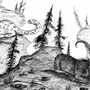 Рисунок флора и фауна пещер
