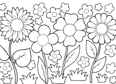 Рисунок на тему цветы