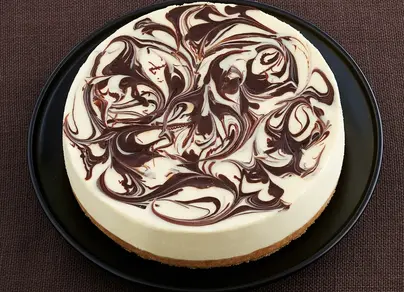 Рисунок на торте шоколадом