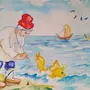 Рисунок о рыбаке и рыбке