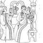 Рисунок к сказке о царе салтане