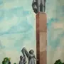 Рисунок Памятника Великой Отечественной Войны
