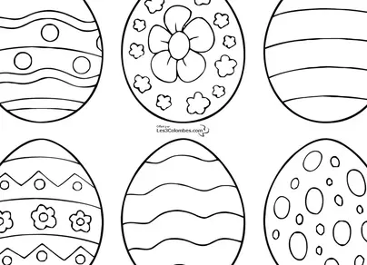 Рисунок пасхального яйца для детей