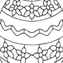 Рисунок пасхального яйца для детей
