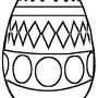 Рисунок пасхального яйца для детей