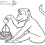 Как нарисовать обезьянку яшку