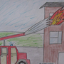 Рисунок пожарного 3 класс