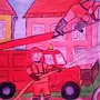 Рисунок Пожарного 3 Класс