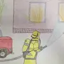 Рисунок Пожарные Тушат Пожар