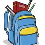 Школьный рюкзак рисунок