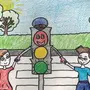Рисунок на тему безопасность на дороге