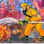 Рисунок про пожарных