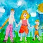 Рисунок моя семья для детского сада