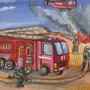 Профессия Пожарный Рисунок