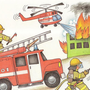 Профессия пожарный рисунок
