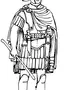 Римский воин рисунок