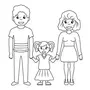 Рисунок семьи из 4 человек