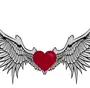 Сердце С Крыльями Рисунок
