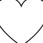 Рисунок Сердце Шаблон