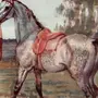 Рисунок слепая лошадь