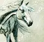 Рисунок слепая лошадь