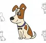Рисунок собаки для детей 7 лет