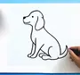 Нарисовать собаку карандашом для детей легко
