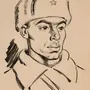 Русский солдат рисунок