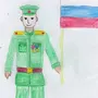 Рисунок солдату от ребенка