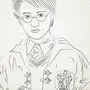 Гарри поттер рисунок карандашом