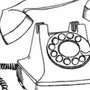Рисунок телефона с трубкой