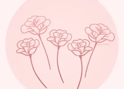 Розовые рисунки для срисовки