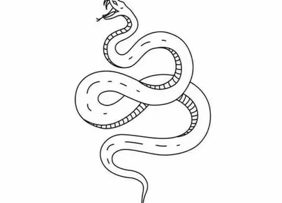 Змея на руке рисунок