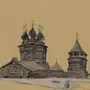 Русское деревянное зодчество рисунки