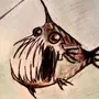 Рыба удильщик рисунок