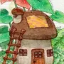 С помощью черепашки нарисуйте домик