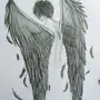 Ангел Рисунок Для Срисовки