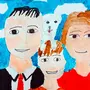 Семейный портрет рисунок 6 класс