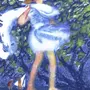 Рисунок Синие Листья