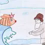 Рисунок к сказке о рыбаке и рыбке