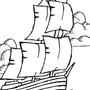 Сказочный корабль рисунок